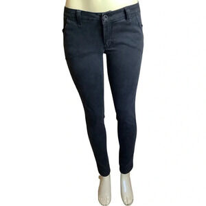 Iris Basic Black Skinny Pants Size 7 (Preowned)